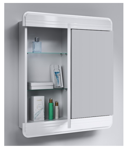 Зеркальный шкаф 60 см Aqwella Kor.04.06