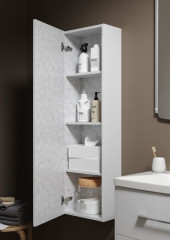 Пенал 25см Aqwella An.05.25/W DUE0525W белый