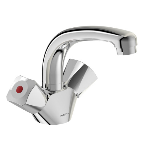 Смеситель для раковины Vidima PRACTIC Керамический картридж Хром (BA226AA)