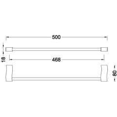 Держатель для полотенец Schein Swing 32812