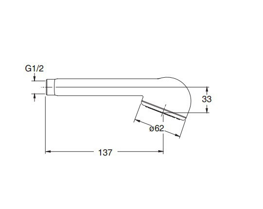 Душевая лейка Cristina PD 101