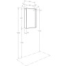 Зеркало-шкаф AQUATON Кантри 55 Дуб верона (1A257702AHB20)