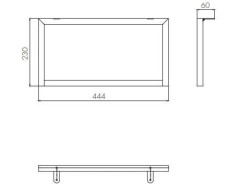 Опора низкая AQUATON Лофт Урбан (1A255203LQX70)