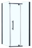 Душевое ограждение AZARIO EDMONTON 900х900х2000 стекло прозрачное 6 мм, профиль черный (AZ-NNC1231 900 BLACK)