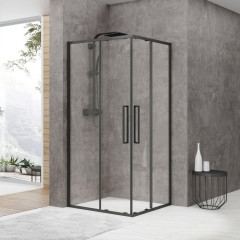 Душевое ограждение  Black&amp;White S872 90x90