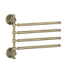 Держатель для полотенец поворотный (4-ой) S-005804C Savol бронза