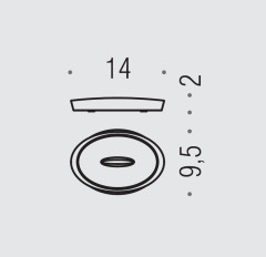 Мыльница Colombo Design Plus W4940 CR