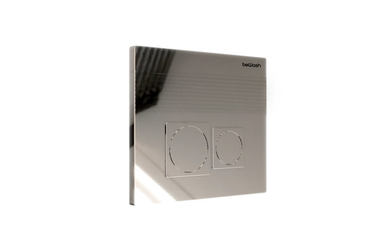 Кнопка смыва для инсталляций beWash Bona P02SC, хром глянец