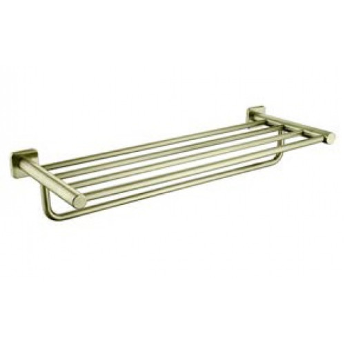 Полка для полотенец с держателем KAISER бронза (цинк) (KH-4709)