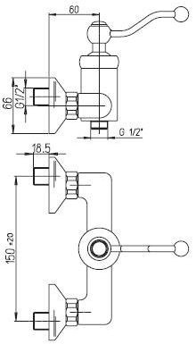 Смеситель Paini Duomo 88CR511