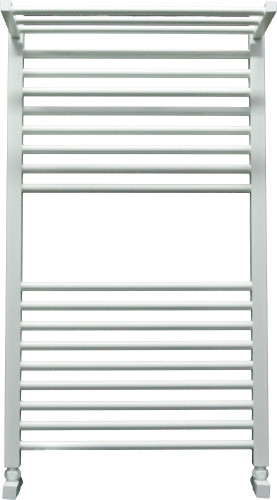 Полотенцесушитель Ника MODERN ЛМ-3 100/50 RAL9016 белый матовый с вентилями (комплект люкс)