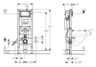 Инсталляция Geberit Duofix 111.361.00.5 для унитаза со смывным бачком ( 111.361.00.5)