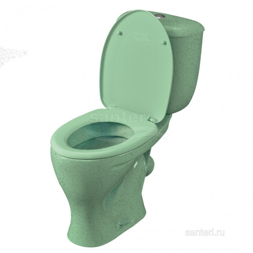 Унитаз-компакт Santeri Воротынский крап салатов. 1.P401.7.S02.00B.F