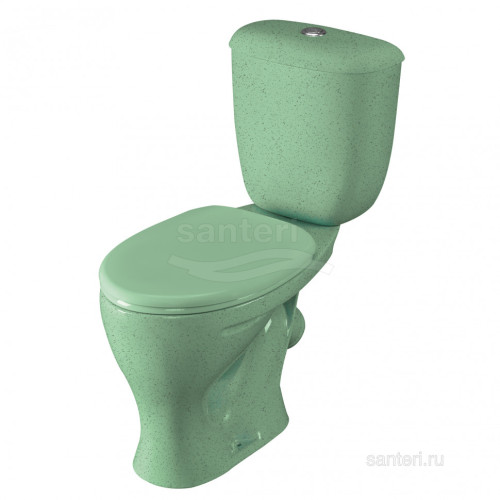 Унитаз-компакт Santeri Воротынский крап салатов. 1.P401.7.S02.00B.F