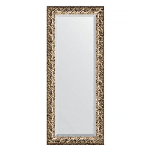 Зеркало настенное с фацетом EVOFORM в багетной раме фреска, 61х146 см, BY 1269