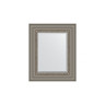 Зеркало настенное с фацетом EVOFORM в багетной раме римское серебро, 46х56 см, BY 1369