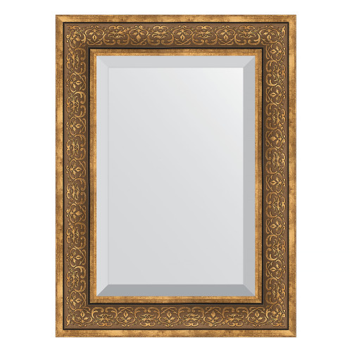 Зеркало настенное с фацетом EVOFORM в багетной раме вензель бронзовый, 59х79 см, BY 3396
