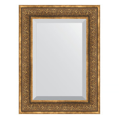 Зеркало настенное с фацетом EVOFORM в багетной раме вензель бронзовый, 59х79 см, BY 3396