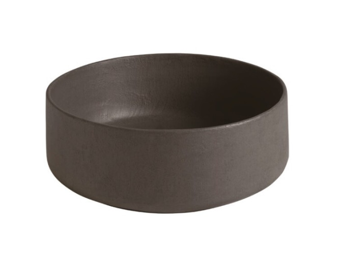 Раковина Artceram Cognac 420*420*160 отверстия для смесителя-отсутствуют Nero Roma