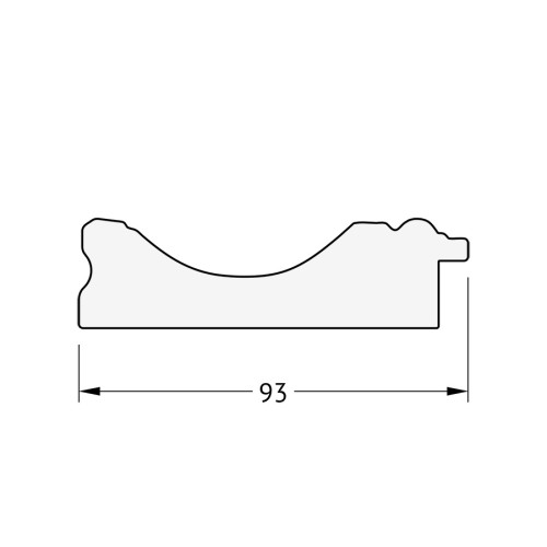 Зеркало настенное с фацетом EVOFORM в багетной раме бронзовый акведук, 77х167 см, BY 3596