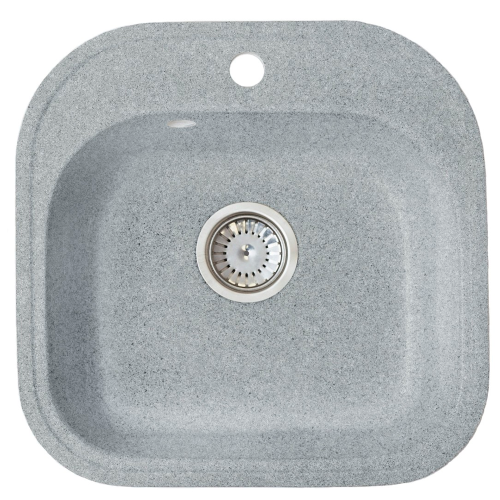 Кухонная мойка Formastone Fosto  КМ 48-49, квадратная, искристый серый