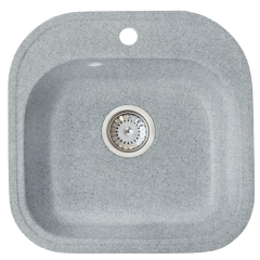 Кухонная мойка Formastone Fosto  КМ 48-49, квадратная, искристый серый