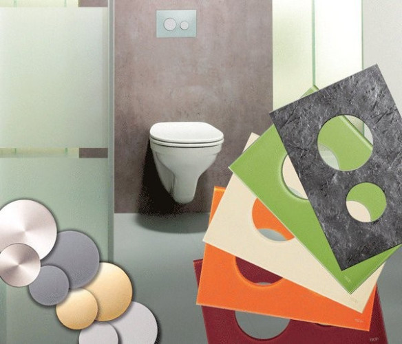 Кнопка смыва с антибактериальным покрытием Tece Loop Modular 9240664 для унитаза