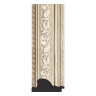 Зеркало настенное с гравировкой EVOFORM в багетной раме виньетка серебро, 80х162 см, BY 4297