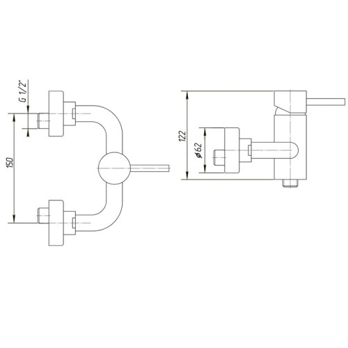 Смеситель для душа Migliore Fortis ML.FRT-5338.CR