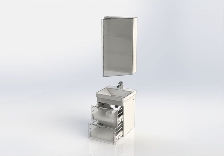 Мебель для ванной Aquanet Орлеан 50 белый