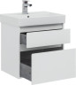 Тумба с раковиной Aquanet Nova Lite 60 белый (2 ящика)