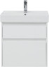 Тумба с раковиной Aquanet Nova Lite 60 белый (2 ящика)