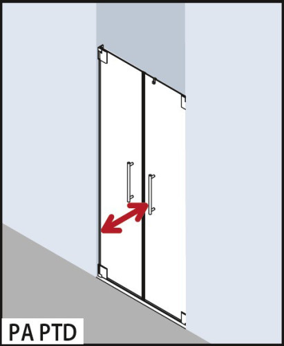 Душевая дверь Kermi Pasa PA PTD 900x1850ZAK