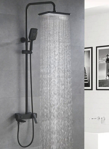 Душевая система Rose R2736H, черный