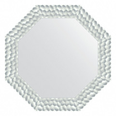 Зеркало настенное Octagon EVOFORM в багетной раме перламутровые дюны, 71х71 см, BY 7411