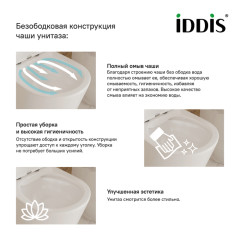 Унитаз-компакт безободковый IDDIS Calipso Rimless (CALRDSEi24)
