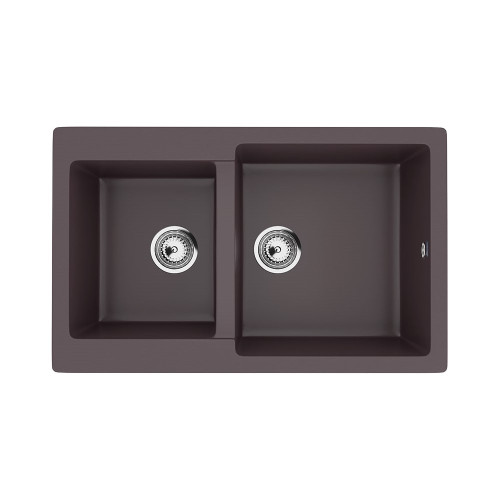 Кухонная мойка Ulgran U-505-345, шоколад