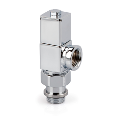 Вентиль SR Rubinetterie осевой, серия Esedra 1/2&quot;, ручной регулировки, цвет хром