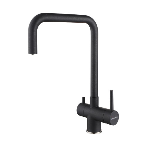 Смеситель для кухни Paulmark Wetter, черный металлик, We213030-418, Paulmark