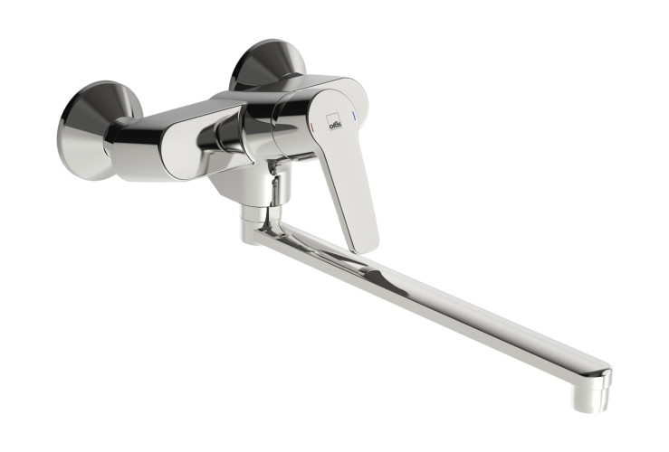 3942Y Saga Смеситель для ванны и душа с поворотным изливом (300 мм)