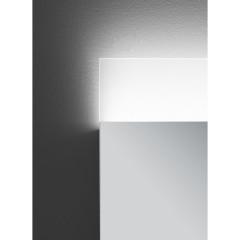 Xpertials CIES, прямоугольное зеркало 100х80 см c LED подсветкой: датчик вкл/выкл подсветки с диммером и датчик антизапотевания, профиль матовый хром