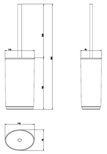 Ерш Gessi Ovale 25344.031