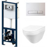 Комплект унитаза с инсталляцией AM PM Spirit V2.0 I012702/I014101/C701700SC