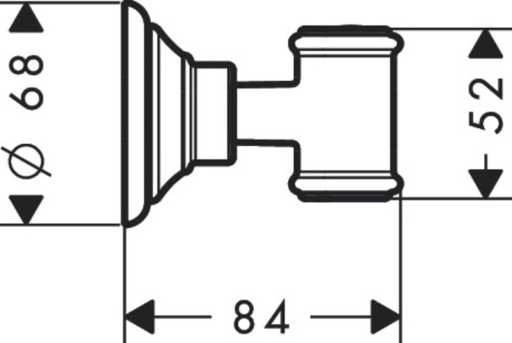 Держатель ручного душа Axor Montreux, шлифованный никель (16325820)