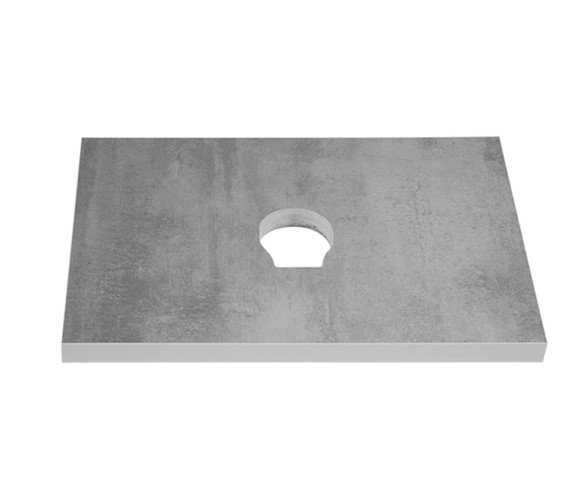Столешница MIXLINE Аврора-60 под умывальник Гамма-56 серый камень (535132)