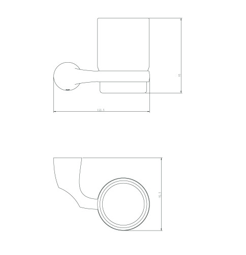 Подстаканник одинарный RUSH Devon (DE75310)