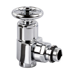 Вентиль SR Rubinetterie угловой (маховик) серия &quot;Prestige &amp; Minimal&quot; 1/2&quot;, цвет хром