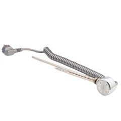 Электрический ТЭН TERMА MOA 300W хром, спиральный кабель с вилкой