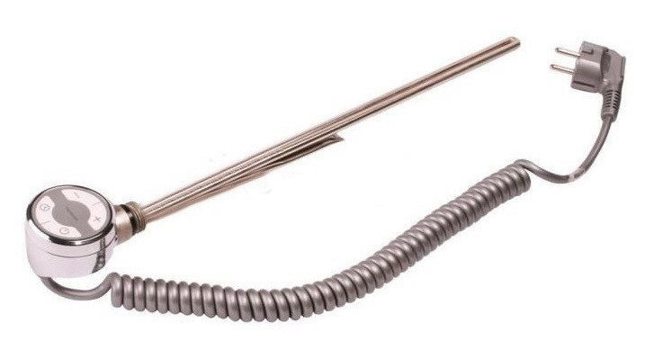 Электрический ТЭН TERMА MOA 300W хром, спиральный кабель с вилкой