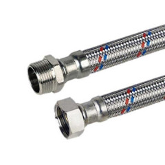 Гибкая подводка Tucai в стальной оплетке, 80 см, 1/2&quot;, вн. - нар. (1499)